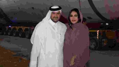 Ahlam and her husband in front of Riyadh Season planes, and this is how she expressed her love for them